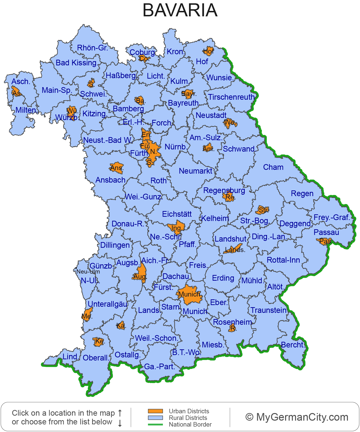 Bavaria Map